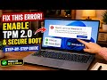 Fix This PC Can’t Run Windows 11 Error (Enable TPM 2.0 &amp; Secure Boot Easily!)