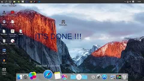 Convert Windows 10/8/7 to Mac OS X El Capitan!