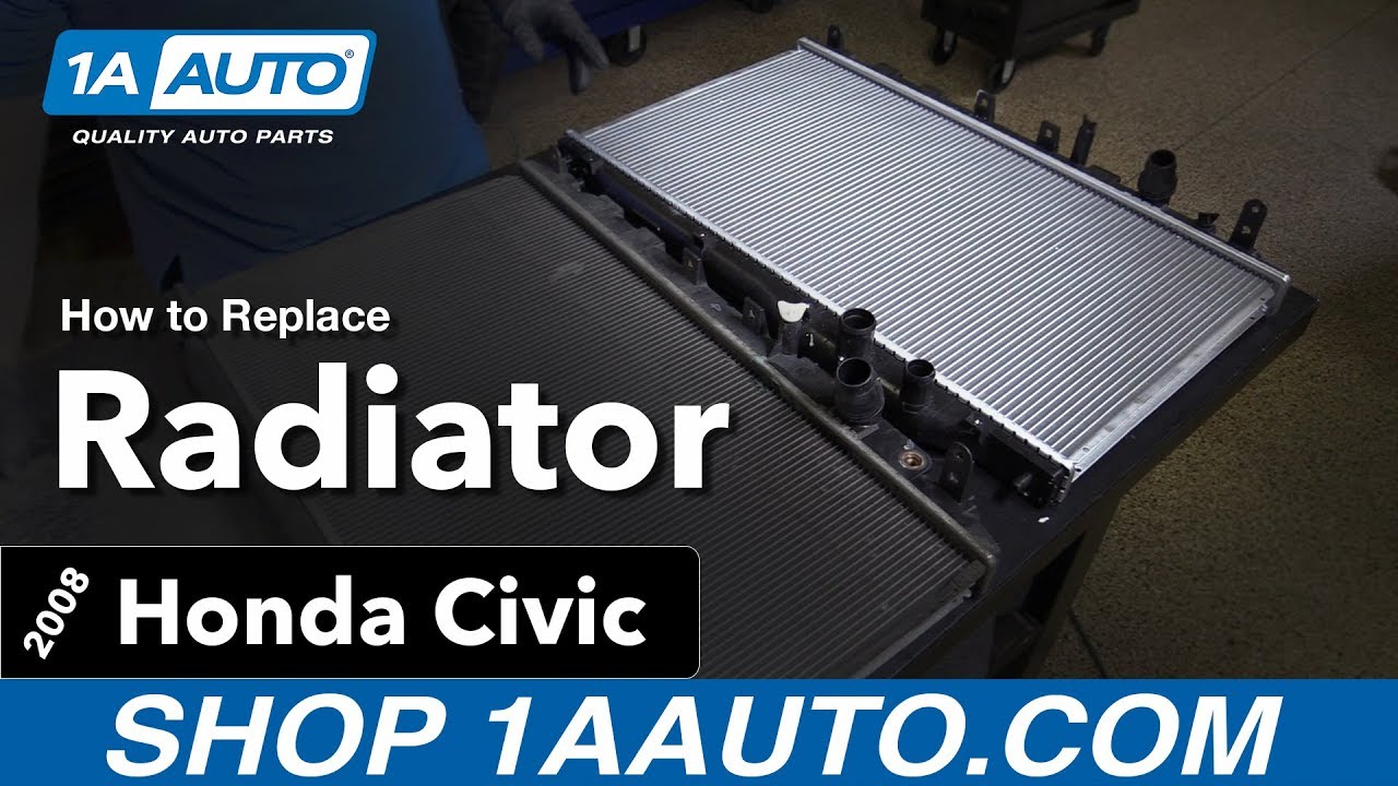 How to Replace Radiator 06 -11 Honda Civic - YouTube