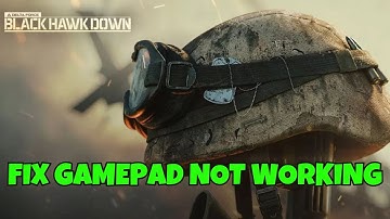 How To Fix Controller or Gamepad Not Working In Delta Force - Black Hawk Down