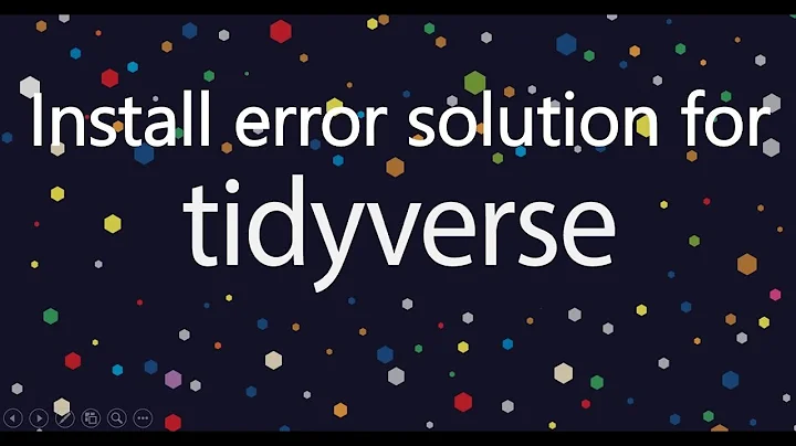 How to solve an install error in R tidyverse (and other R packages)