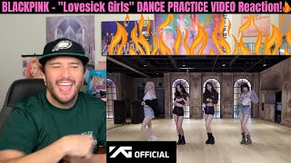 BLACKPINK - "Lovesick Girls" DANCE PRACTICE VIDEO Reaction!