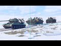 Russian Military Convoy with 55,000 Batteries Blown Apart by Missile Strike