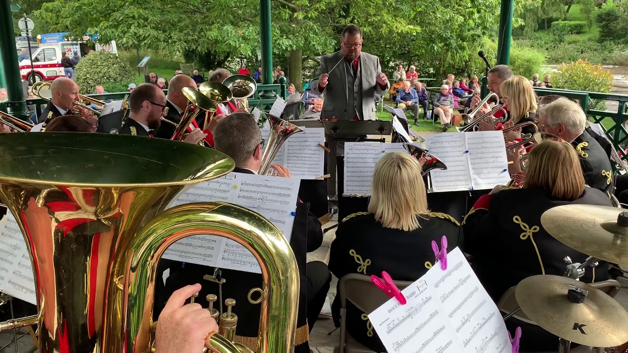 Yorkshire Imperial Brass Band Wetherby Bandstand 11th Aug 2019 Dance to