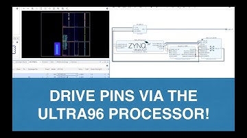 Ultra96, use a C program to write to an external pin (LED?) via onboard processors!