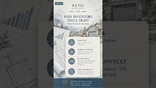 Reno 89521 Buyer Watch | Only 1 Home Left in the $700K–$850K Range Oct/1/2026 #renorelocation