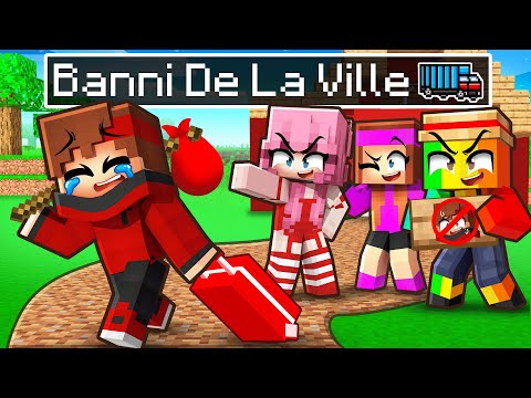 Je suis BANNI de la VILLE sur Minecraft !