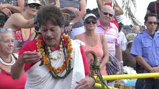 Reopening Ceremony Isaac Hale Beach. Big Island Kilauea Lava 2018