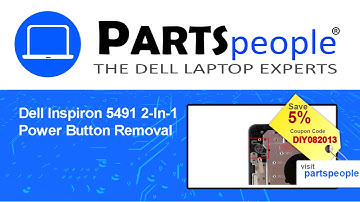 Dell Inspiron 14-5491 2-In-1 (P93G001) Power Button How-To Video Tutorial