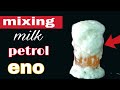 MIXING ENO + PETROL + MILK Amazing reaction || Mr. Experiment Lover