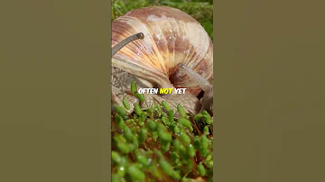 Giant Tiger Land Snail ( Nature's Striped Marvel ) #facts #fascinatingcreatures #animals #wildlife