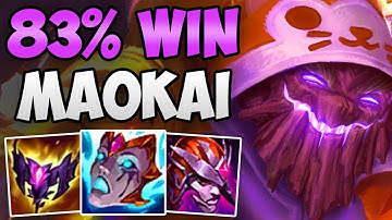 KOREAN CHALLENGER 83% WIN RATE MAOKAI JUNGLE! | CHALLENGER JUNGLE MAOKAI GAMEPLAY | Patch 13.3 S13