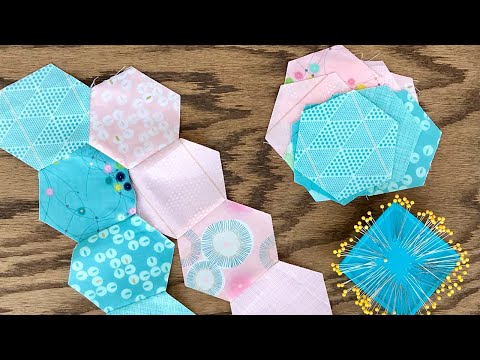 How to Sew Hexagons by Machine