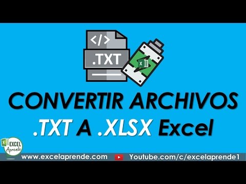 Video: ¿Cómo puedo convertir un archivo de Excel a tally?