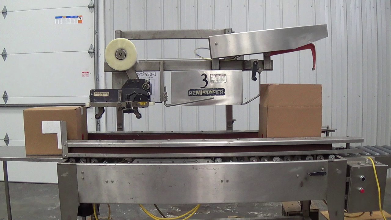 C2550 Bemis 10225A Automatic Top Tape Case Sealer SIGMA Equipment.