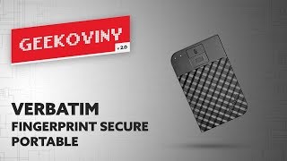 Verbatim Fingerprint Secure Portable HDD | GEEKOVINY