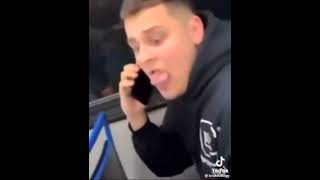 New York guy ask for phone guy show tongue meme