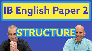 IB English: Paper 2 - Structure and Organization