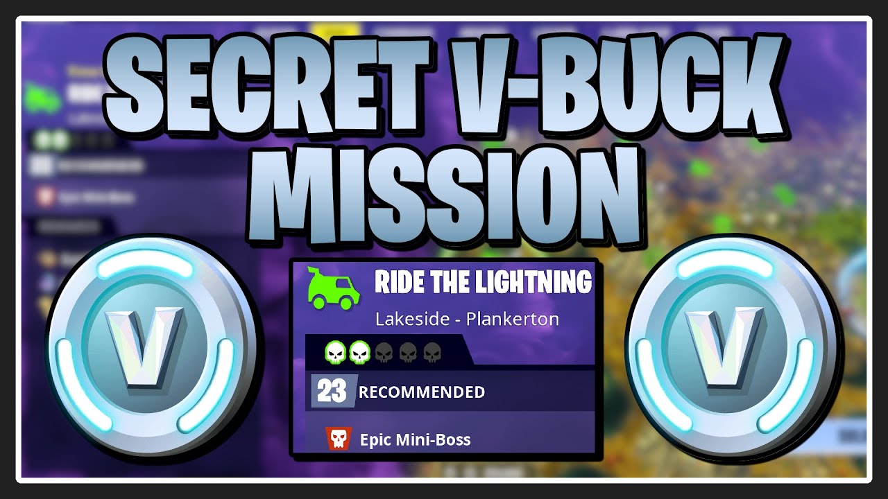 Fortnite V-Buck missions list, How to make bucks in Save the World
