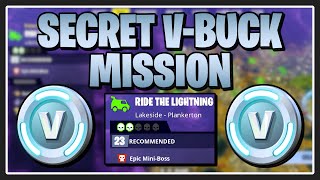 How to Unlock the SECRET V-BUCK MISSION PL 23 Plankerton in Fortnite Save the World