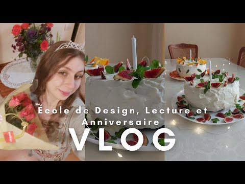 VLOG : Anniversaire, Ecole de Design et Lectures