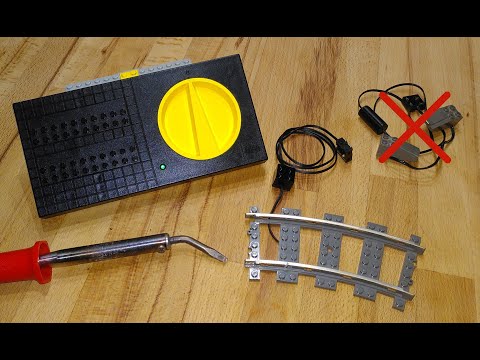 LEGO® Gleisanschlusskabel zu 9V-Trafo selber machen (DIY LEGO® 9V train track connecting wire)