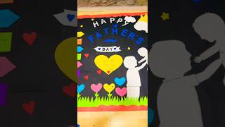 ✨ Father’s Day Special Bulletin Board Decoration Idea 💙 | Easy Classroom Craft #classcraft