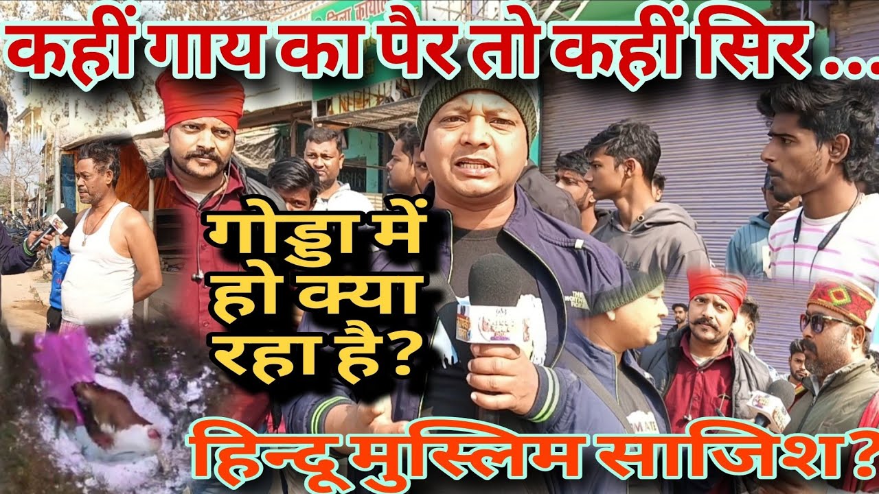 गोड्डा में एक बार फिर और असा*माजिक तत्वों के द्वारा गाय के सिर। #गोड्डा #गौरक्षा 