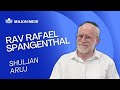 Rav spangenthal mishna berurah halajot shabat mutse