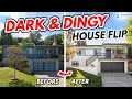 Dark &amp; Dingy Basement Flip Before &amp; After - Two Story Home Renovation