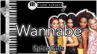 Wannabe - Spice Girls - Piano Karaoke Instrumental