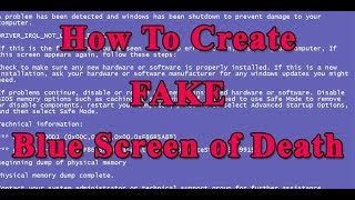 Roblox [Fake Blue Screen] Scripts