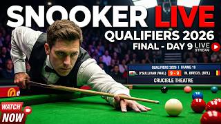 🔴 LIVE: World Snooker Championship 2026 Qualifiers | Day 9 FINAL Matches Watchalong