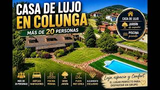 Casa de lujo con Piscina para Más de 20 Personas en Colunga | Playa, Jardín y Naturaleza en Asturias