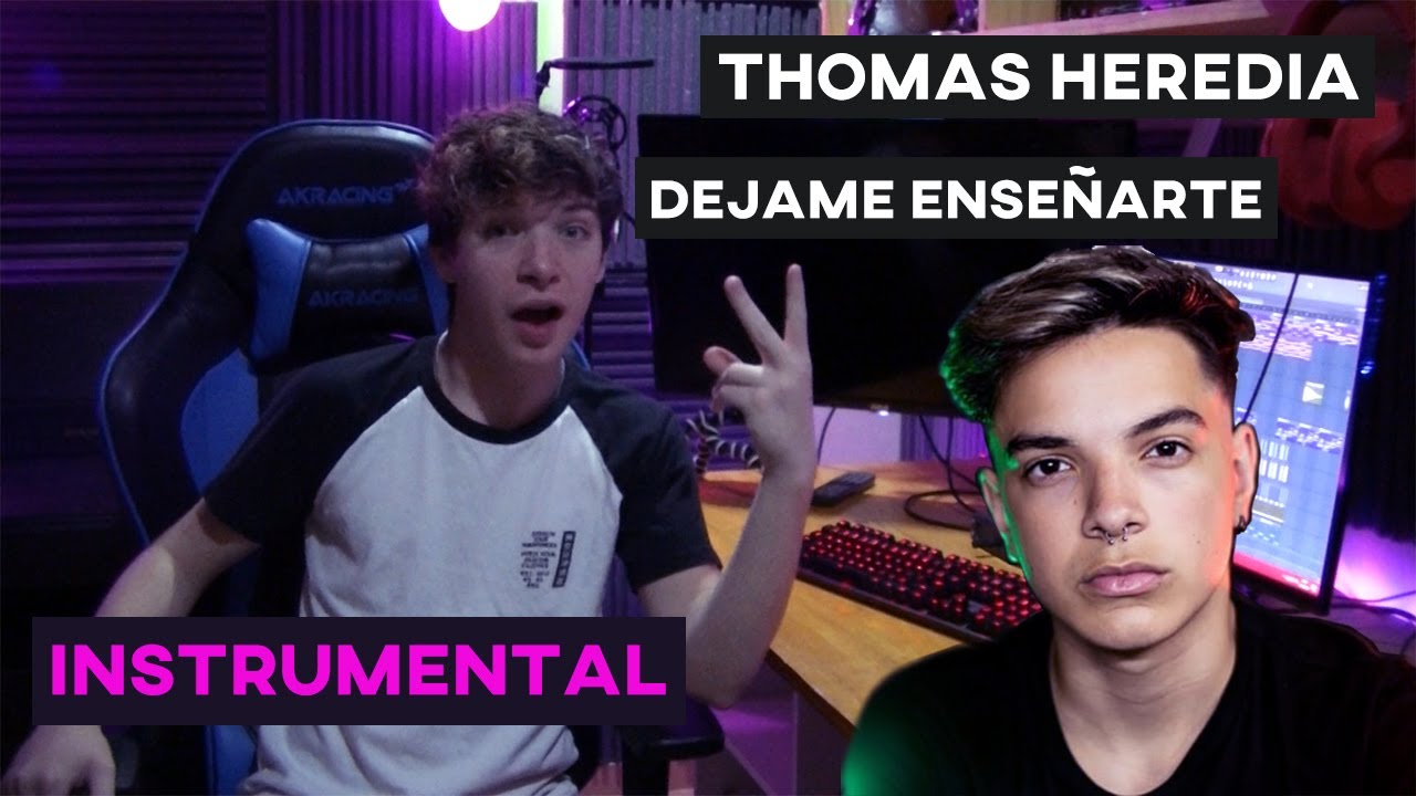 Cómo hice la INSTRUMENTAL de ''Déjame Enseñarte - Thomás Heredia'' 🔥