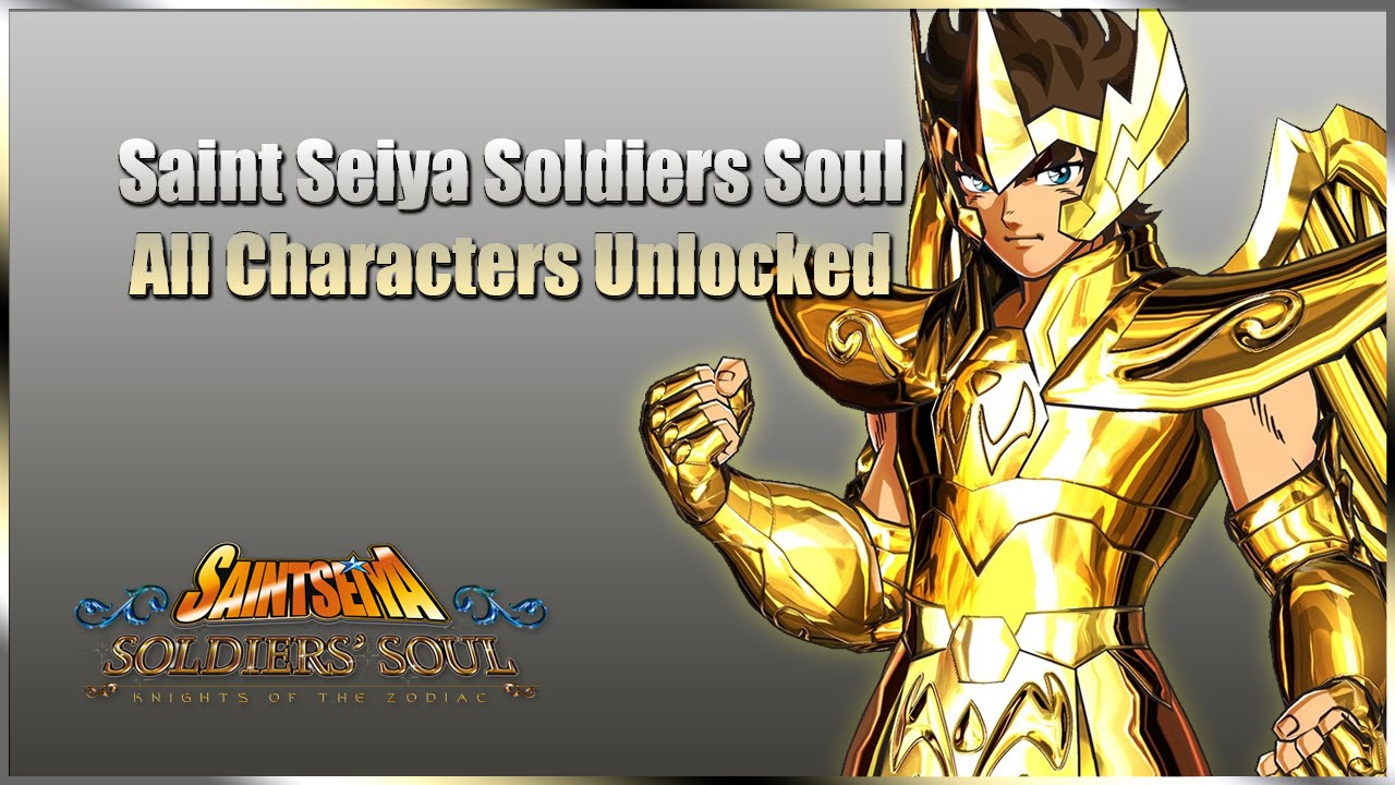 Saint Seiya Soldiers Soul All Characters Unlocked Youtube