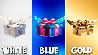 CHOOSE YOUR GIFT WHITE ,BLUE OR GOLD
