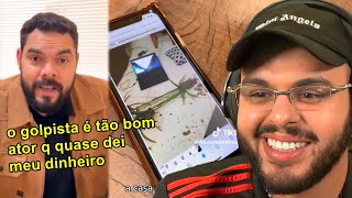 ELE QUASE CAIU NO GOLPE DA NOVINHA DO FACEBOOK - Maicon react