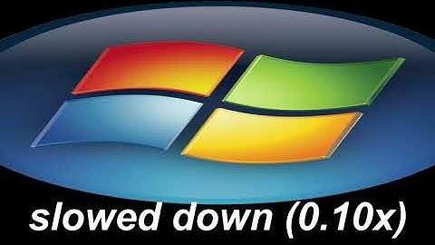 Windows 7 startup sound variations in 3 minutes and 31 secs.