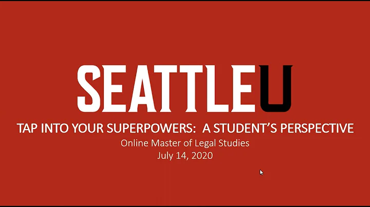 Online MLS Webinar: Learn from a Student's Experie...