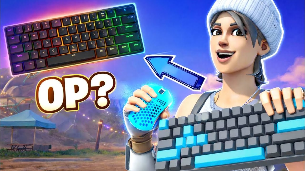 J’ai reçu mon nouveau clavier ( je le teste sur Fortnite )