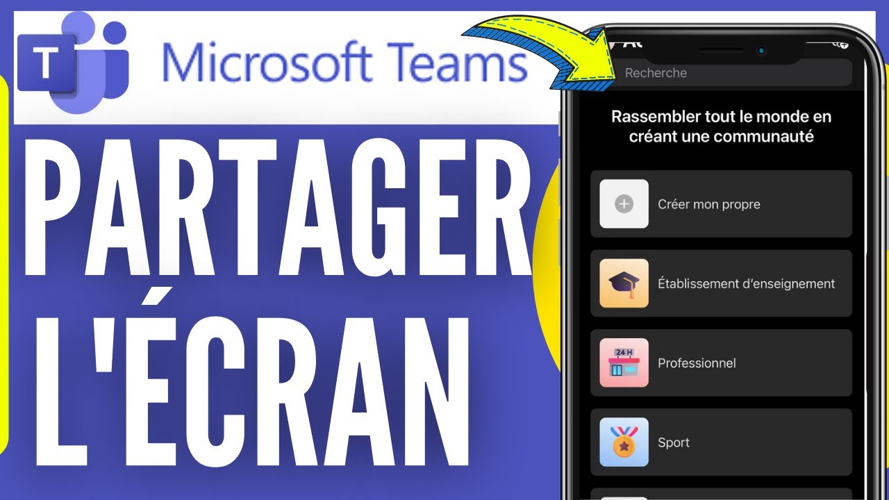 Comment Partager L'écran Sur Microsoft Teams ( Très Facile ) - YouTube