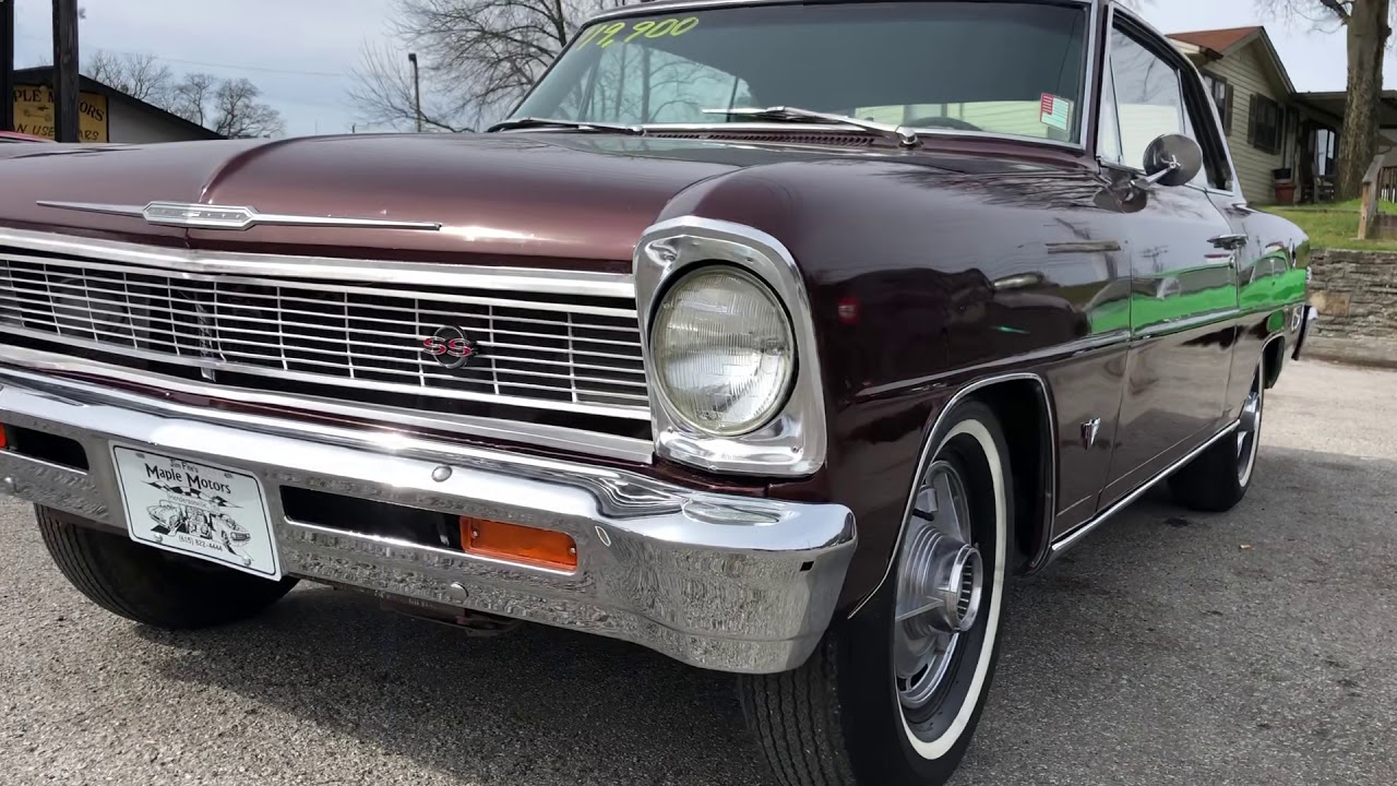 “SOLD” 1966 Nova 19,900 Maple Motors YouTube