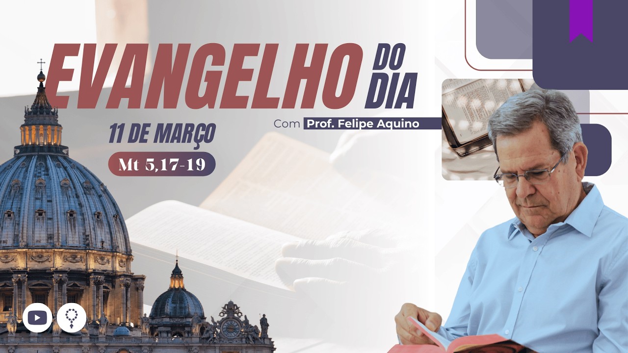 Evangelho do dia (Mt 5,17-19) | 11/03/26 - Não penseis que vim abolir a Lei e os Profetas