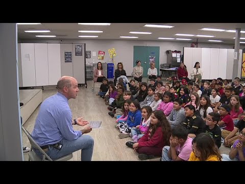 Story time at Valley Center Elementary School