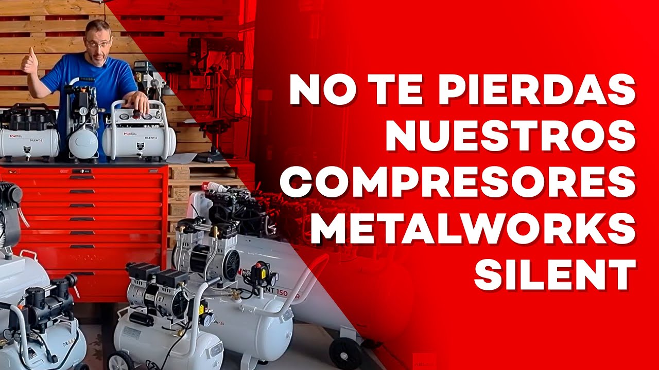 Gama de compresores Metalworks Silent ¿Buscas un compresor PROFESIONAL sin ruido?