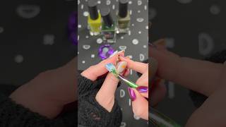 Sponging a Dude Ranch Landscape Nail Art | BLINK-182 Album ART Nails | Part 2
