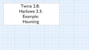 Twine 2.8: Harlowe 3.3: Changers: Example: Haunting