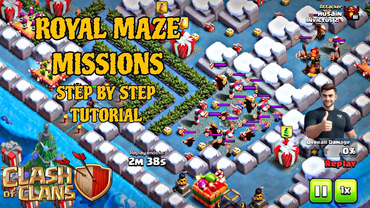 🔴 How To Complete Royal Maze Missions | Cookie Chaos | Clash Of Clans # ...