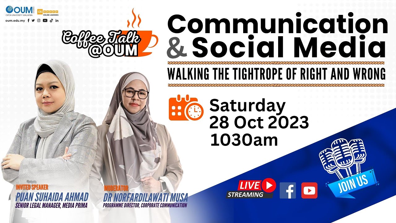 Coffee Talk @OUM - Communication & Social Media - Walking the Tightrope ...